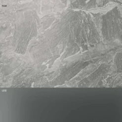 Viadurini Living Moderne Couchtische-Niedriger Couchtisch Wohnzimmer Keramikplatte und Beine aus Rauchglas 3 Größen - Zufällig