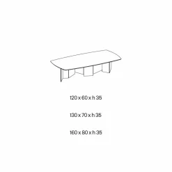 Viadurini Living Moderne Couchtische-Niedriger Couchtisch Wohnzimmer Keramikplatte und Beine aus Rauchglas 3 Größen - Zufällig