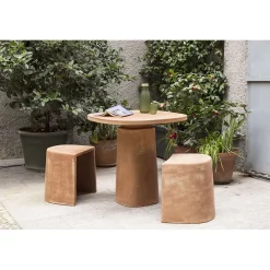 Viadurini in the Garden Outdoor Hocker-Niedriger Hocker für handgefertigte Terrakotta im Freien Made in Italy - Julio