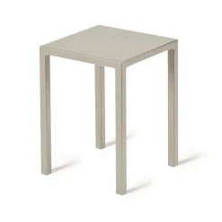 Viadurini in the Garden Outdoor Hocker-Niedriger quadratischer Outdoor-Hocker aus Stahl Made in Italy - Azul