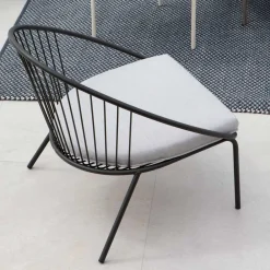 Viadurini in the Garden Metallsessel-Niedriger stapelbarer Gartensessel aus Stahl Made in Italy - Sansa