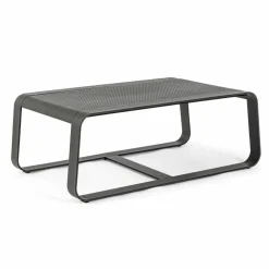 Viadurini in the Garden Garten Beistelltisch-Niedriger Tisch im Freien aus weiß oder anthrazit lackiertem Aluminium - Aniello