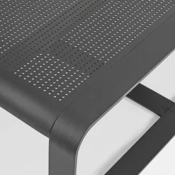 Viadurini in the Garden Garten Beistelltisch-Niedriger Tisch im Freien aus weiß oder anthrazit lackiertem Aluminium - Aniello