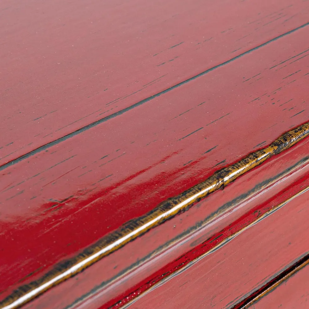 Viadurini Living Anrichte-Niedriges Vintage Sideboard mit 2 Türen aus rotem Ulmenholz Homemotion - Konan