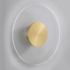 Viadurini Lighting Moderne Wandleuchten-Nora - Wandleuchte aus Metall mit mikrogepunktetem Plexiglasdiffusor