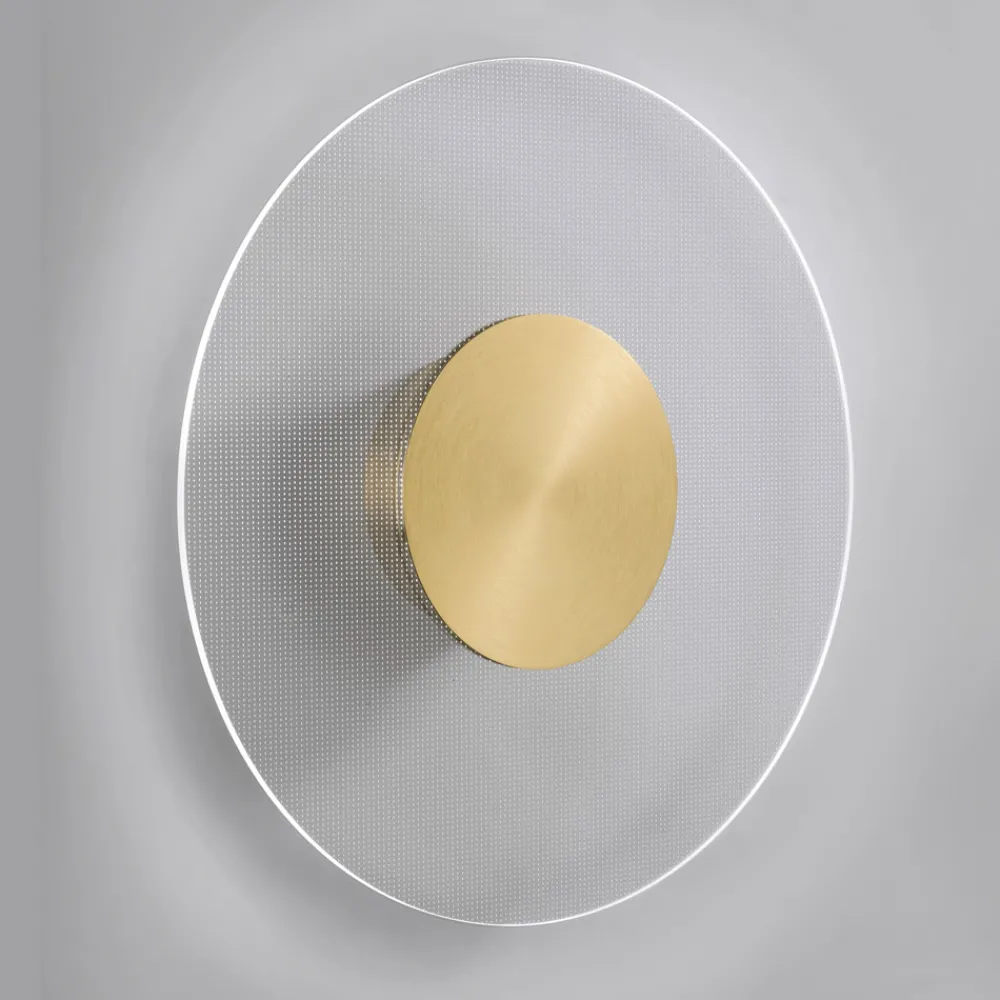 Viadurini Lighting Moderne Wandleuchten-Nora - Wandleuchte aus Metall mit mikrogepunktetem Plexiglasdiffusor