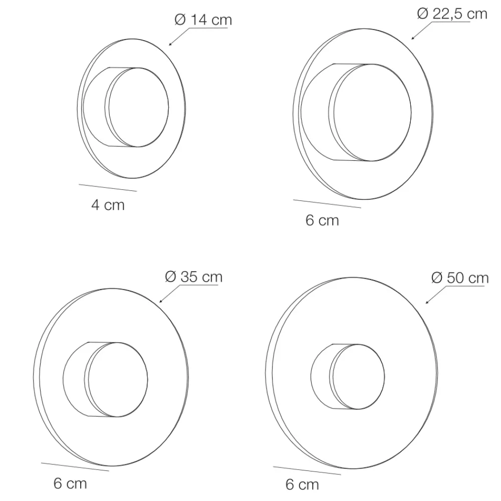 Viadurini Lighting Moderne Wandleuchten-Nora - Wandleuchte aus Metall mit mikrogepunktetem Plexiglasdiffusor