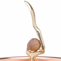 Viadurini Kitchen Küchenzubehör-Nussknacker Massivkupfer Tablett Handgefertigtes Design 24 cm - Paronzo