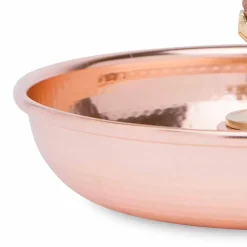 Viadurini Kitchen Küchenzubehör-Nussknacker Tablett aus massivem Kupfer handgefertigtes Design 28 cm - Paronzo