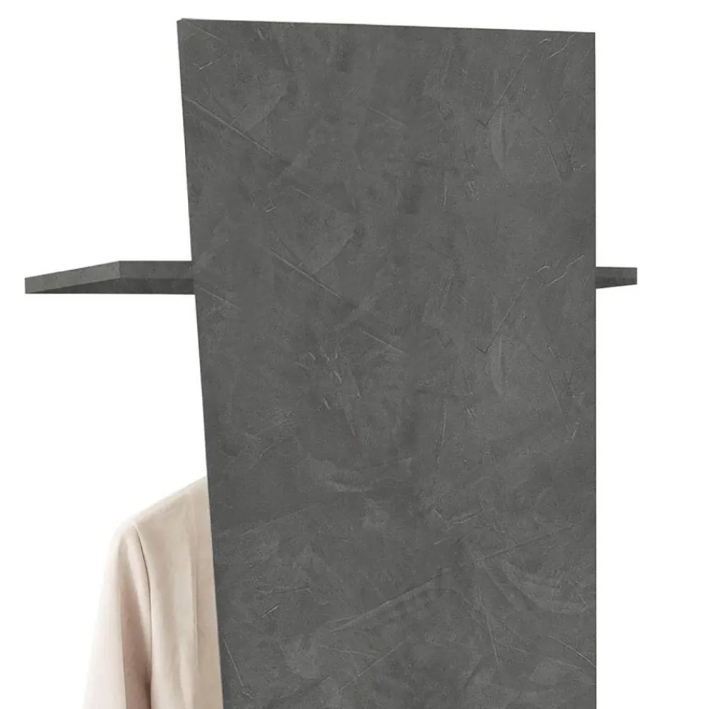 Viadurini Living Wandgarderobe-Oblique Design Garderobenständer aus glänzend weißem Holz oder Schiefer - Joris