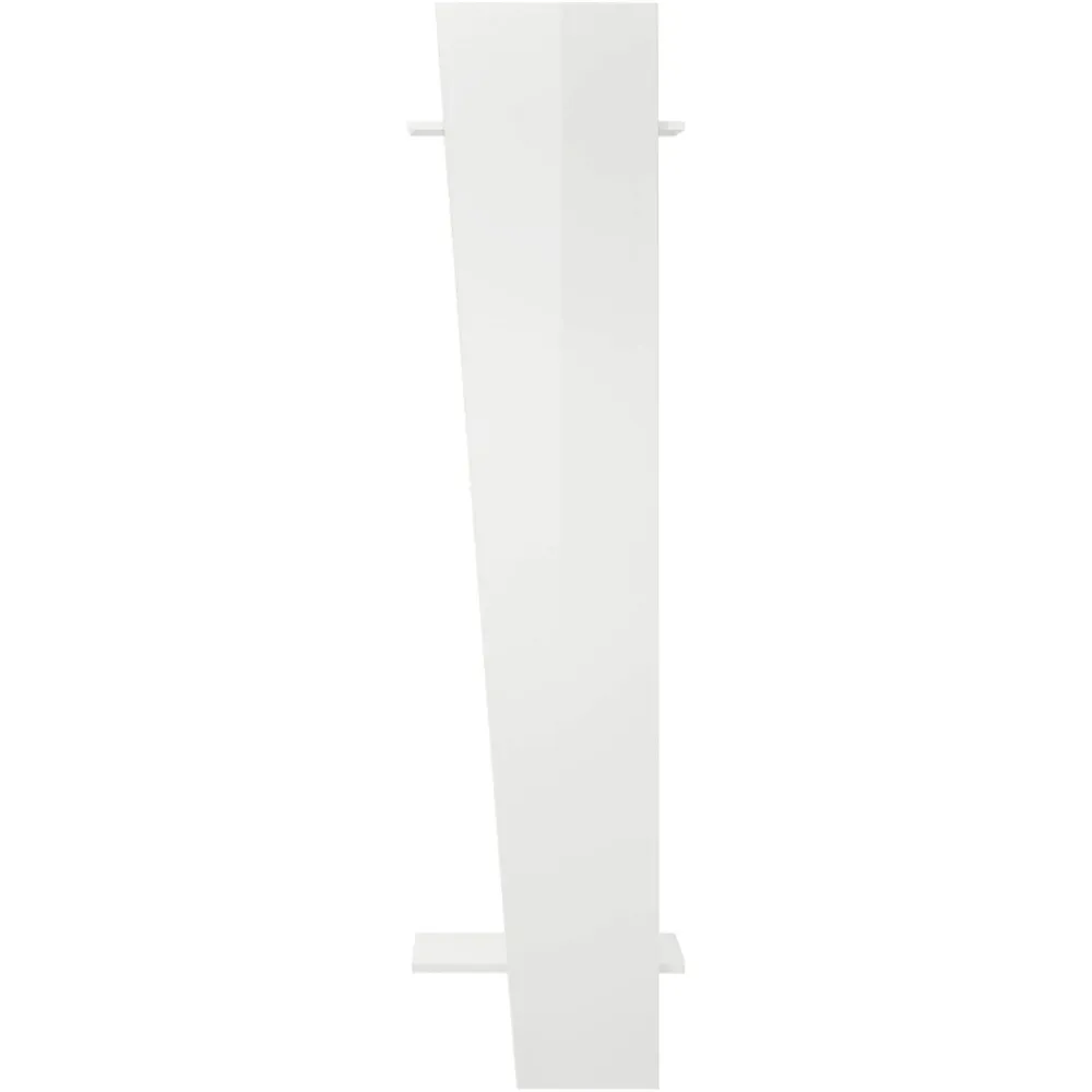 Viadurini Living Wandgarderobe-Oblique Design Garderobenständer aus glänzend weißem Holz oder Schiefer - Joris