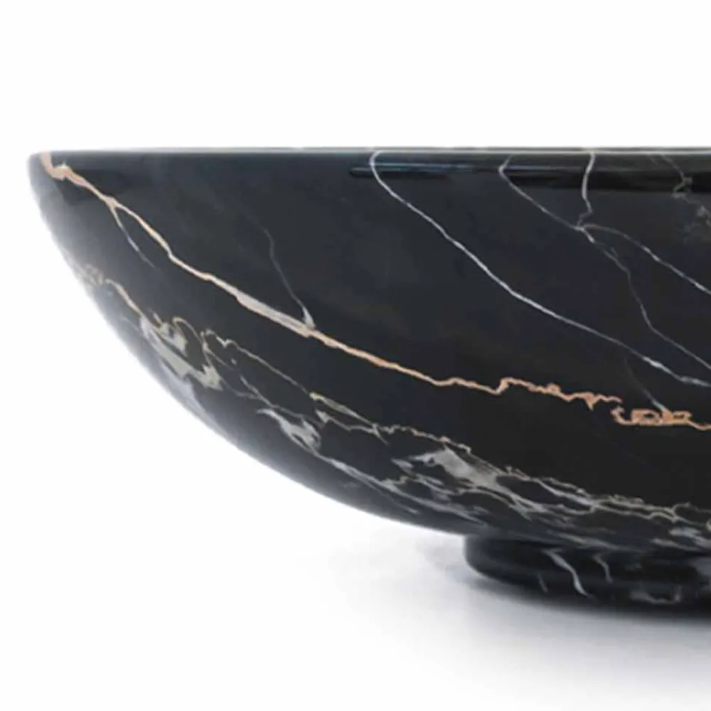 Viadurini Kitchen Becher Set Design-Obstschale aus Portoro, Marquinia oder Paonazzo Marmor Made in Italy - Obst