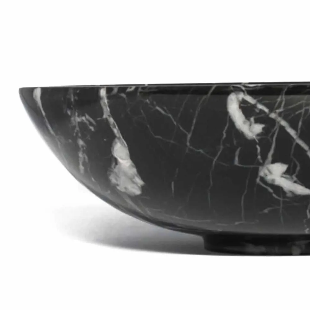 Viadurini Kitchen Becher Set Design-Obstschale aus Portoro, Marquinia oder Paonazzo Marmor Made in Italy - Obst