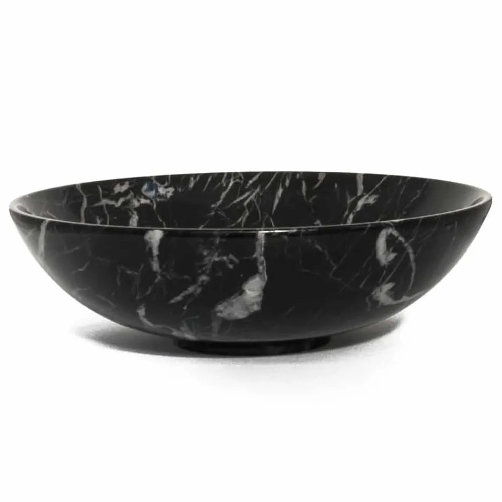 Viadurini Kitchen Becher Set Design-Obstschale aus Portoro, Marquinia oder Paonazzo Marmor Made in Italy - Obst