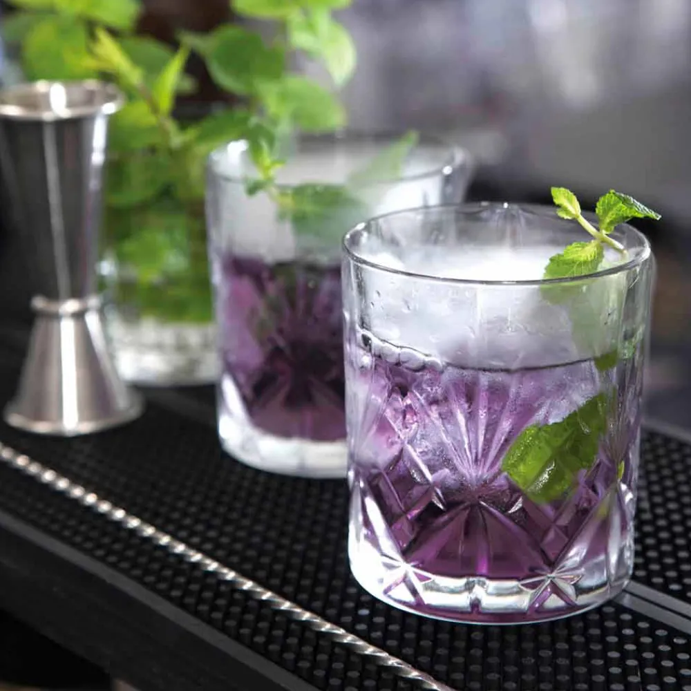 Viadurini Kitchen Italienisches Kristallgeschirr-Old Fashioned Tumbler Low Cocktail Gläser 12 Stück Kristall - Cantabile