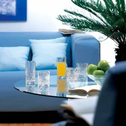 Viadurini Kitchen Italienisches Kristallgeschirr-Old Fashioned Tumbler Low Cocktail Gläser 12 Stück Kristall - Cantabile