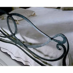 Viadurini Night Design Maßgeschneiderte Möbel|Schmiedeeisen Doppelbetten-Orchidea Doppelbett aus Schmiedeeisen in Design