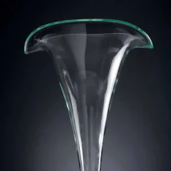 Viadurini Living Deko Vasen-Ornamentale Vase aus transparentem Glas mit weißer Kugel Made in Italy - Vanissa