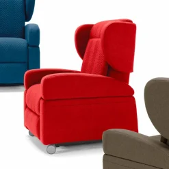 Stile Relax Aufstehsessel Und Massagesessel-Orthopädischer Relaxsessel, 4 Motoren made in Italy Giglio, Design