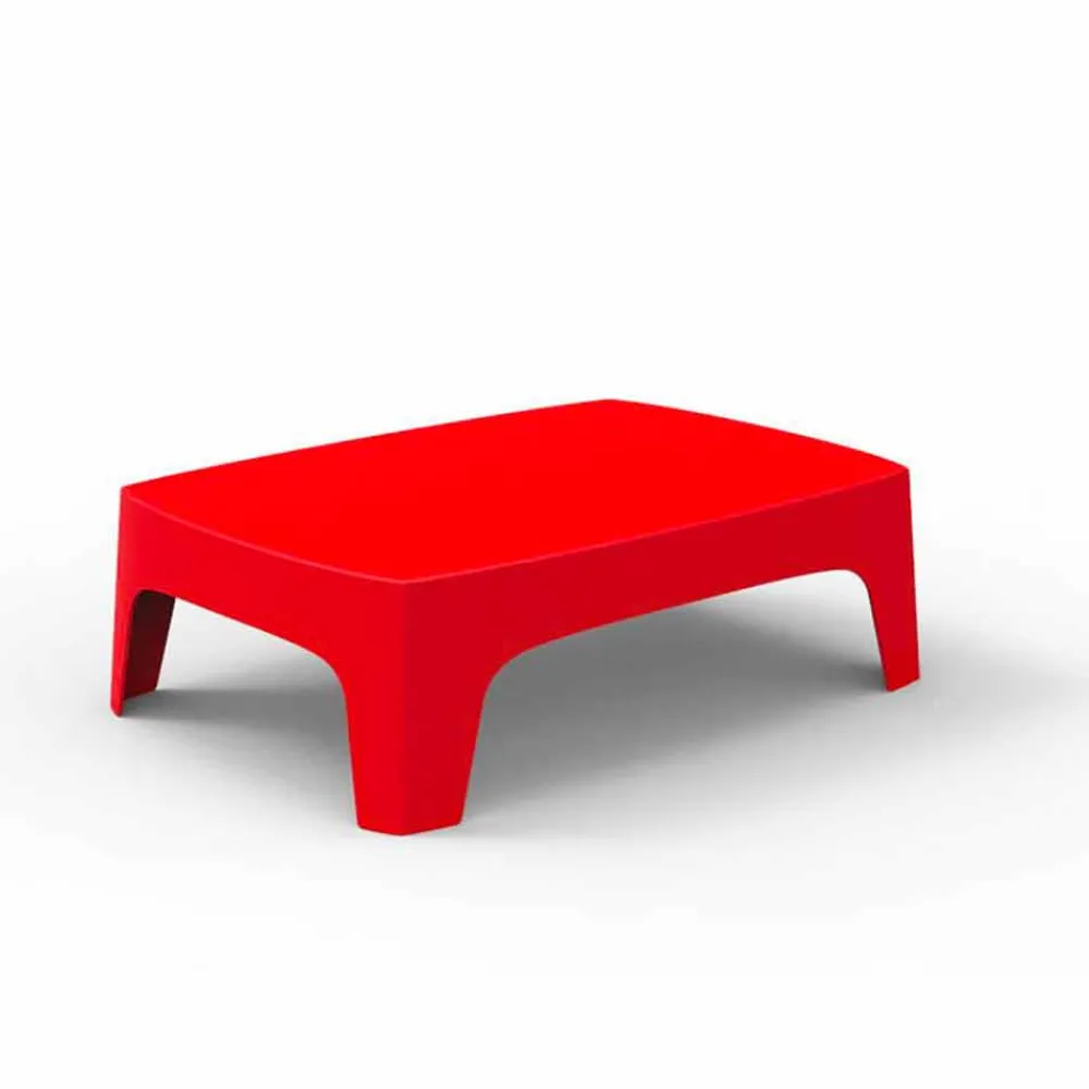 Vondom Garten Beistelltisch-Outdoor Couchtisch Solid Kollektion von aus Polypropylen, 4 Stück