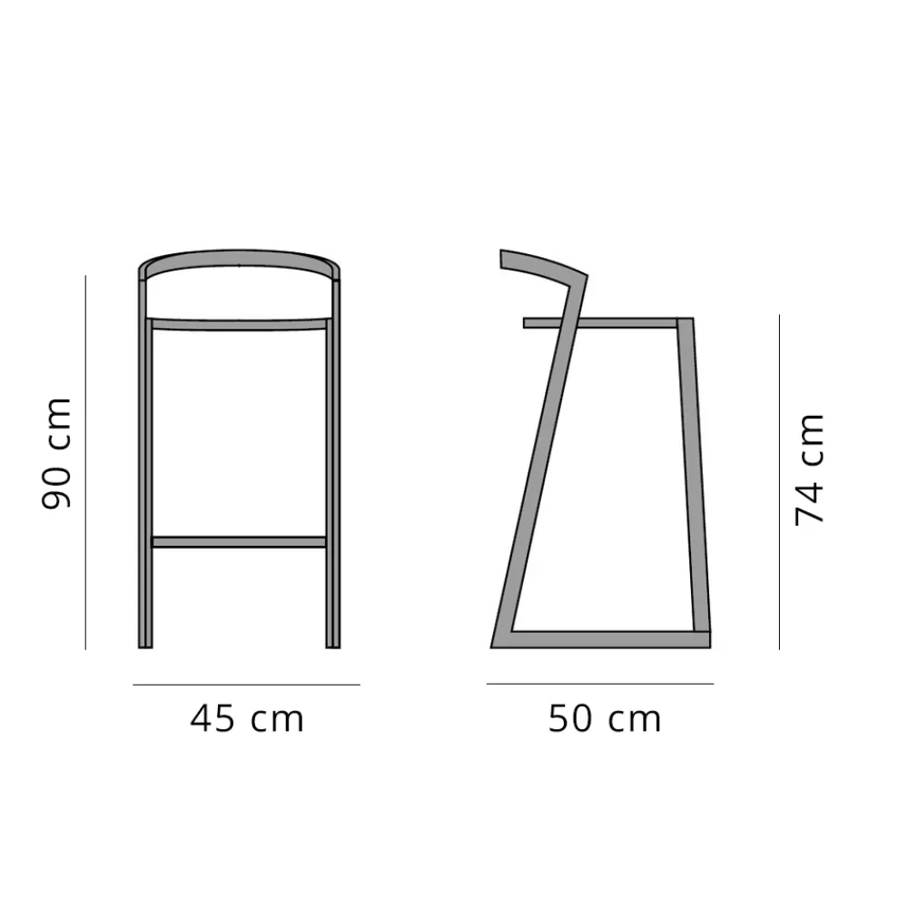 Viadurini in the Garden Outdoor Hocker-Outdoor Design Hocker aus hochwertigem Aluminium, 3 Stück - Filomena