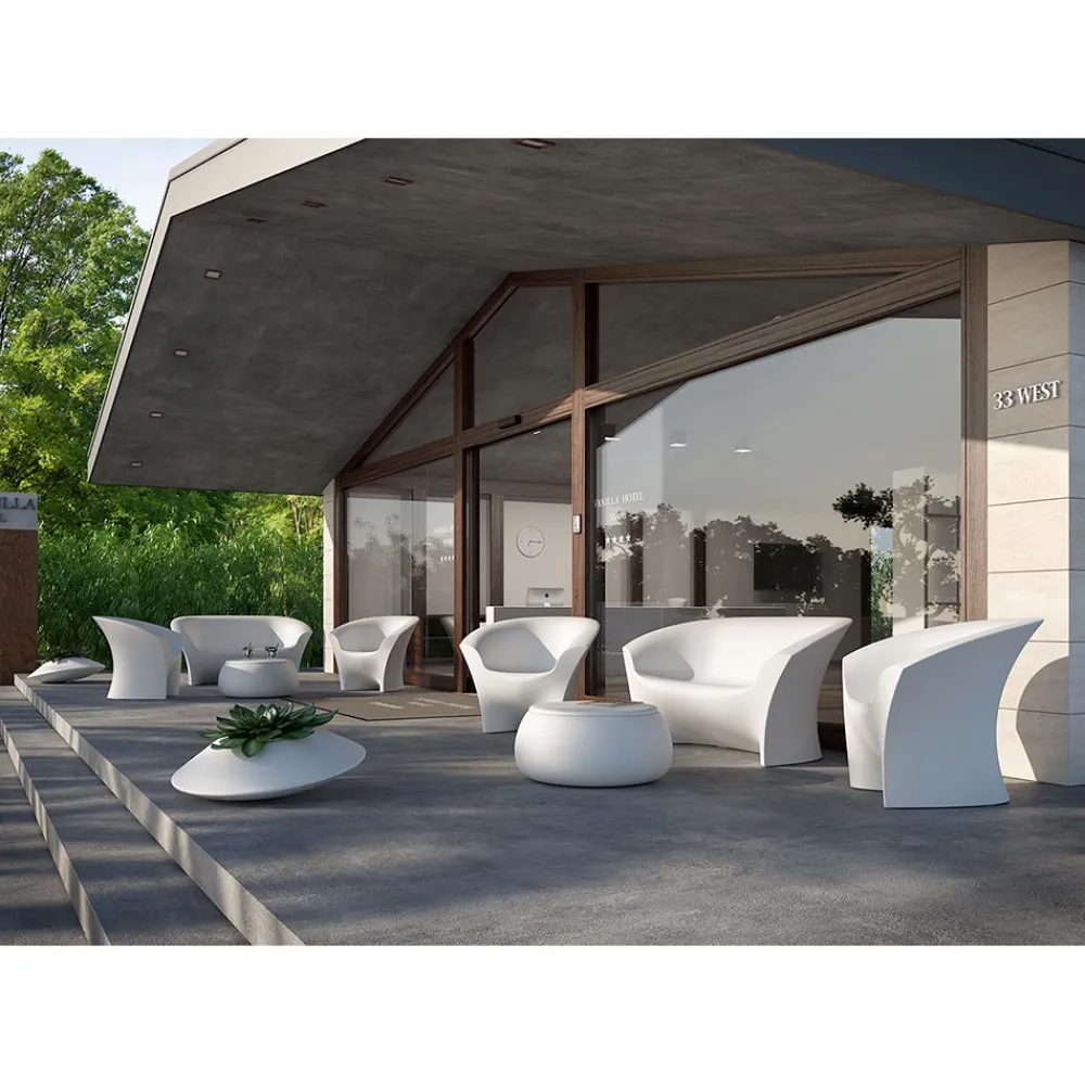 Viadurini in the Garden Sessel Kunststoff-Outdoor Design Sessel aus mattem oder lackiertem Polyethylen Made in Italy - Conda