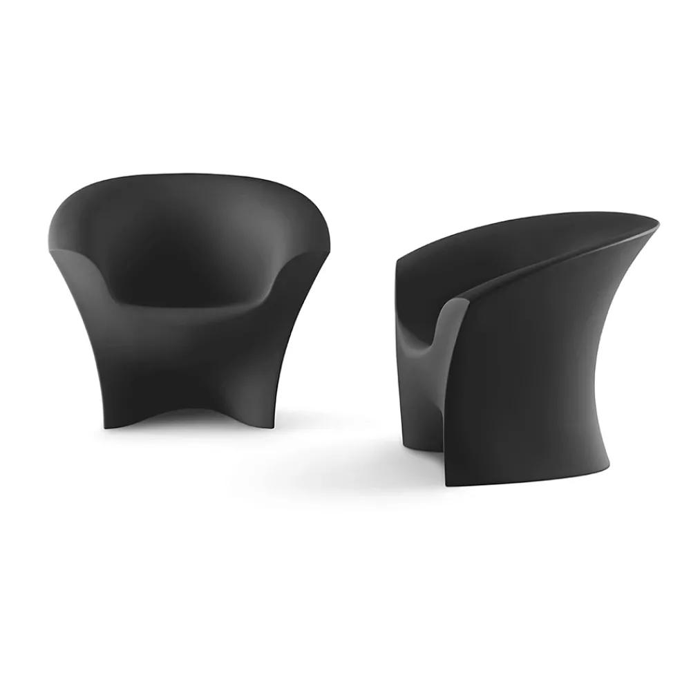 Viadurini in the Garden Sessel Kunststoff-Outdoor Design Sessel aus mattem oder lackiertem Polyethylen Made in Italy - Conda