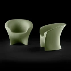 Viadurini in the Garden Sessel Kunststoff-Outdoor Design Sessel aus mattem oder lackiertem Polyethylen Made in Italy - Conda