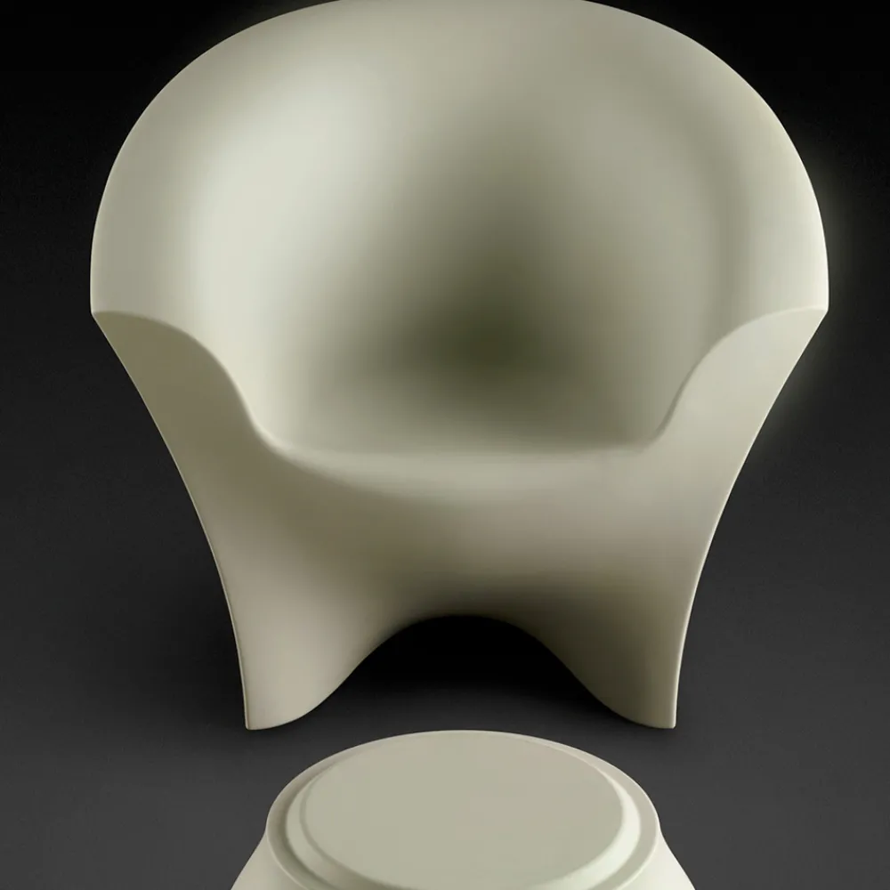 Viadurini in the Garden Sessel Kunststoff-Outdoor Design Sessel aus mattem oder lackiertem Polyethylen Made in Italy - Conda