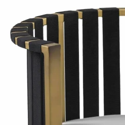 Viadurini in the Garden Gartenstühle Metall-Outdoor Dining Armchair in Aluminium und Luxus Design Seile - Julie