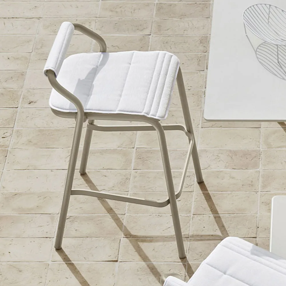 Varaschin Outdoor Hocker-Outdoor Hocker mit Kissen Made in Italy - Noss by