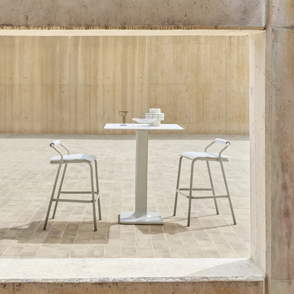 Varaschin Outdoor Hocker-Outdoor Hocker mit Kissen Made in Italy - Noss by