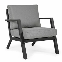 Viadurini in the Garden Gartensofas-Outdoor Lounge aus Aluminium mit Kissen aus Stoff - Armonia