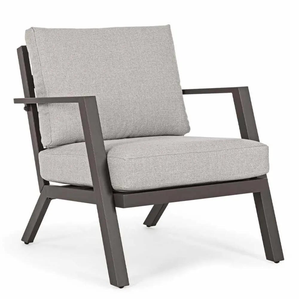 Viadurini in the Garden Gartensofas-Outdoor Lounge aus Aluminium mit Kissen aus Stoff - Armonia