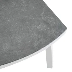 Viadurini in the Garden Garten Lounge Set-Outdoor Lounge aus weißem Aluminium und cremefarbenen Polstern - Relaz