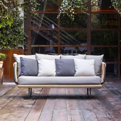 Varaschin Gartensofas-Outdoor Loungesofa Zweisitzer Babylon