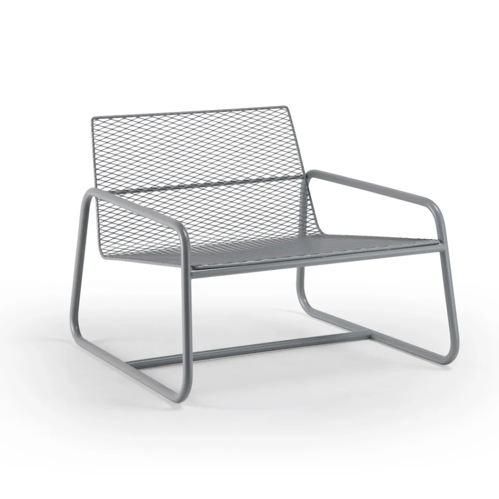 Viadurini in the Garden Metallsessel-Outdoor Metall Sessel mit Luxuskissen Made in Italy - Karol