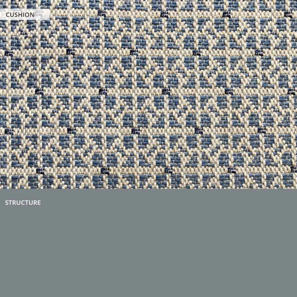 Viadurini in the Garden Metallsessel-Outdoor Metall Sessel mit Luxuskissen Made in Italy - Karol