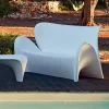 Myyour Gartensofas|Moderne Sofas-Outdoor oder Indoor Wohnzimmer Sofa Colored Plastic Design - Lily von