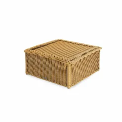 Viadurini in the Garden Garten Beistelltisch-Outdoor Polyrattan LoungeTisch in zwei Farben erhältlich Matt Design