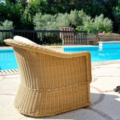 Viadurini in the Garden Sessel Rattan-Outdoor Polyrattan Loungesessel handgeflochten Naomi