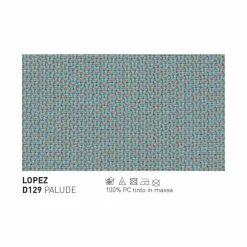 Varaschin Gartenstühle Metall-Outdoor Pouf/Fußstütze aus Stoff und Stahl Summer Set