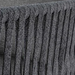 Viadurini in the Garden Gartensofas-Outdoor Sofa Aluminium und Seil mit Stoffkissen, Homemotion - Shama