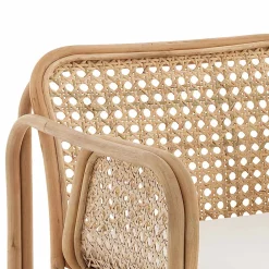 Viadurini in the Garden Sessel Rattan-Outdoor- und Indoor-Rattan-Sessel und Saia-Stoffkissen – Voir