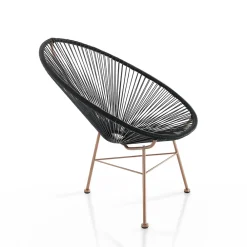 Viadurini in the Garden Moderne Sessel-Outdoor- und Indoor-Sessel aus Metall und Polyrattan – Erbium