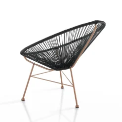 Viadurini in the Garden Moderne Sessel-Outdoor- und Indoor-Sessel aus Metall und Polyrattan – Erbium