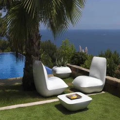 Vondom Garten Beistelltisch-Outdoor-Couchtisch Pillow , modernes Design 67x67 cm