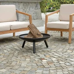 Viadurini in the Garden Gartenideen-Outdoor-Feuerstelle aus Eisen in verschiedenen Größen - Pluto