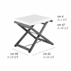 Viadurini in the Garden Sitzsäcke|Sitzsäcke-Outdoor-Hocker aus natürlichem oder schwarzem Mattholz und Kissen, Made in Italy - Suzana