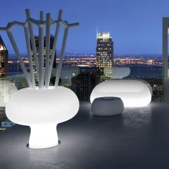 Viadurini in the Garden Lichtmöbel-Outdoor-Leuchtvase aus Polyethylen mit LED-Licht Made in Italy - Boba